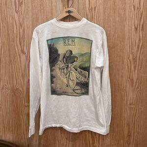 Vintage REM Reconstruction III 1985 Tour Tee Rare Authentic LS Rockit Medium